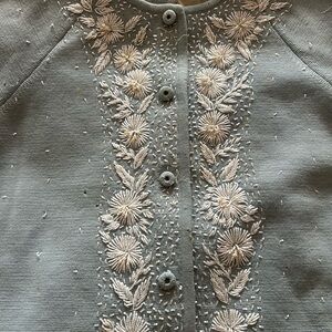 Vintage beaded cardigan